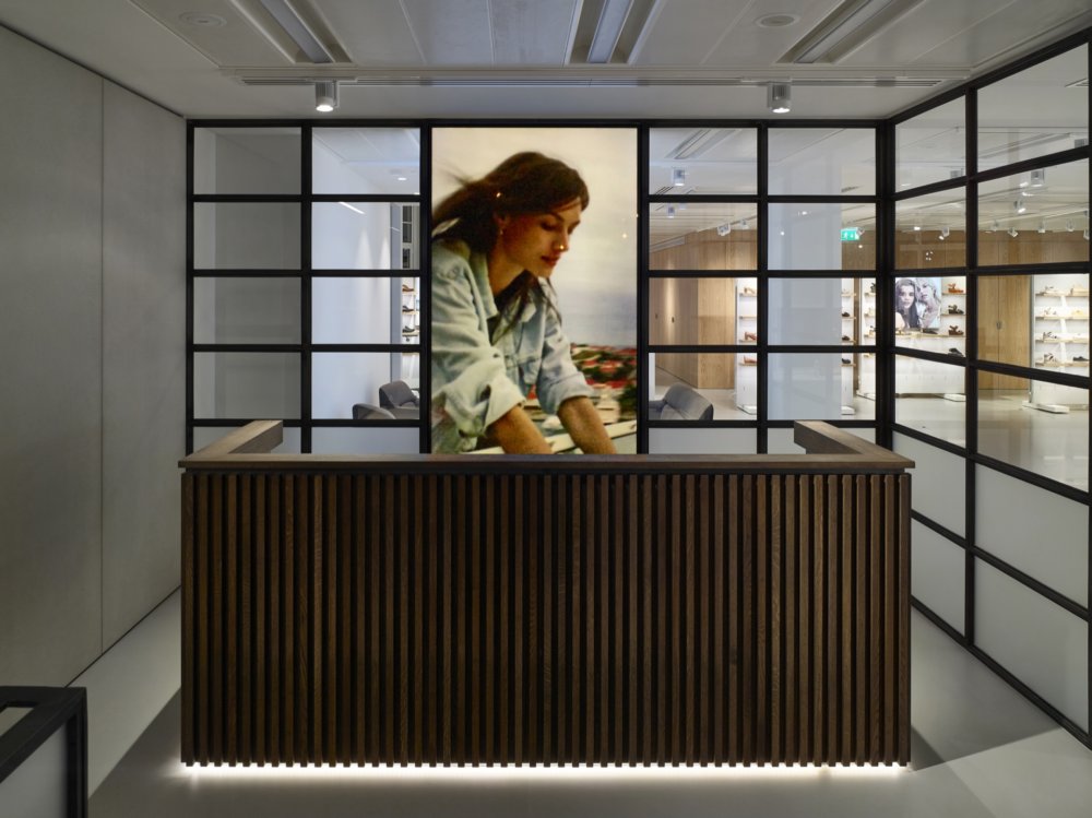 Clarks London Showroom completed